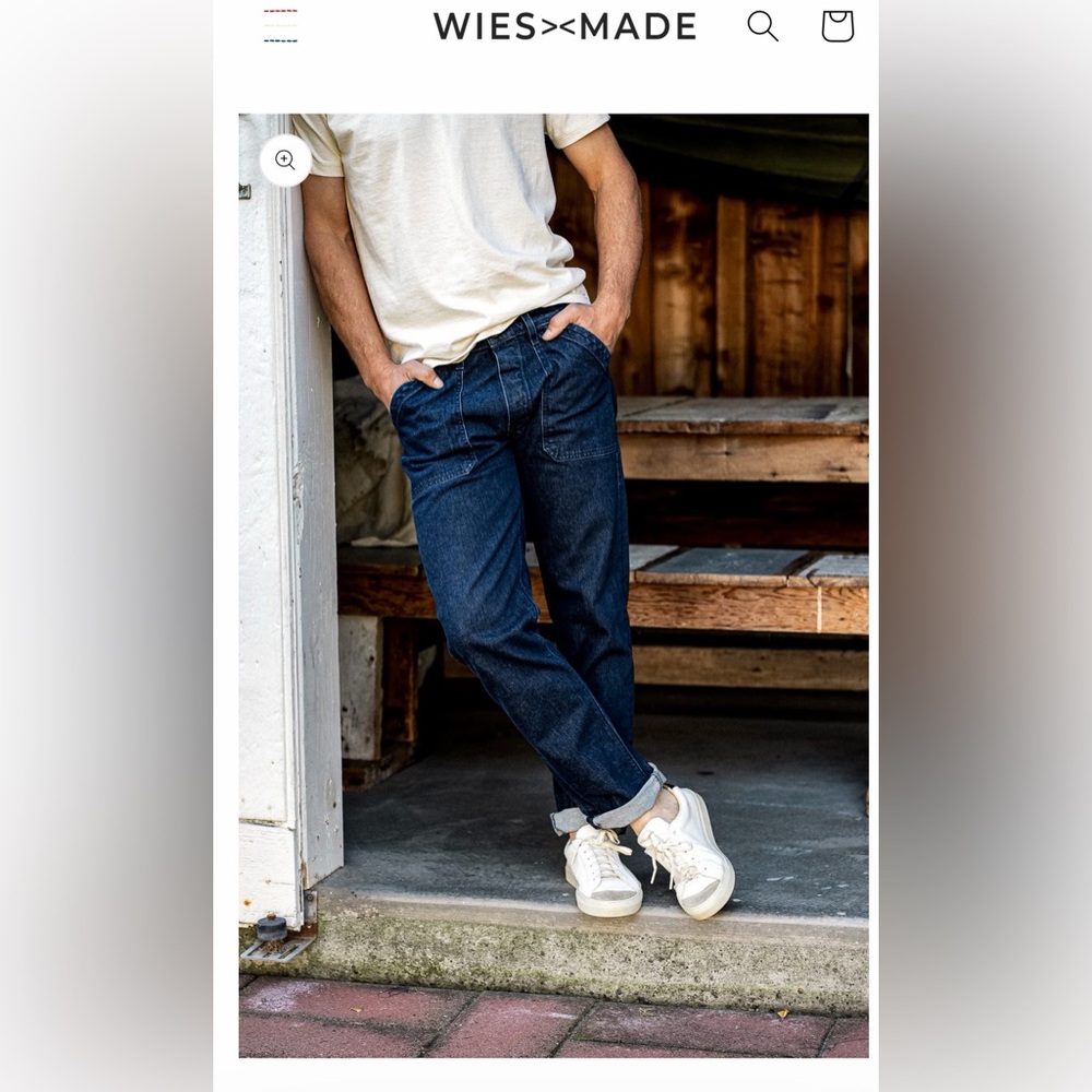 Wies Made - Men's Jeans - Ocean Blue